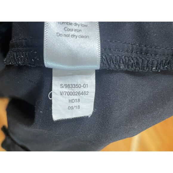 Athleta Aspire Women's 14 Black Pants Polyester Ankle Tapered Leg Stretch Yoga - Picture 6 of 10